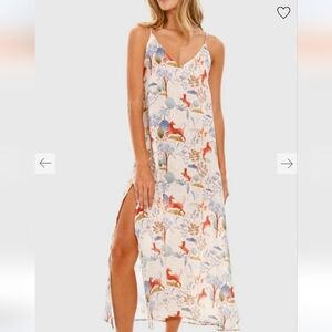 The lazy poet frida linen dress